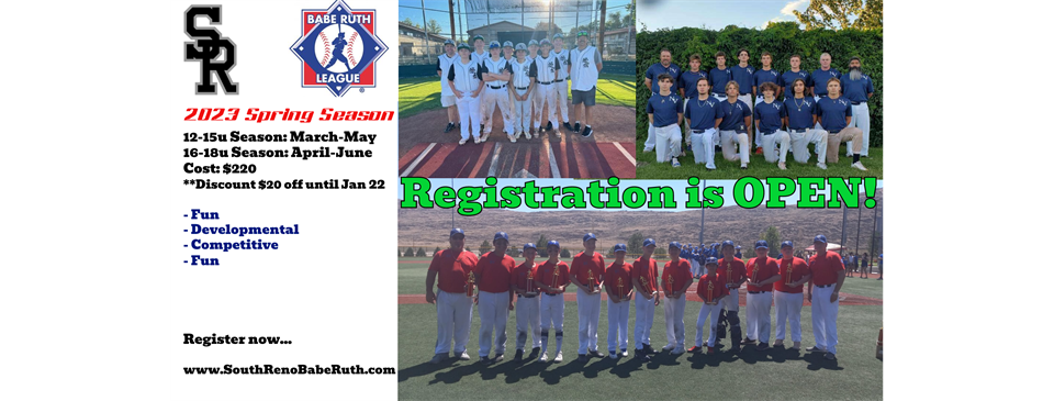 2023 Spring Registration Open!